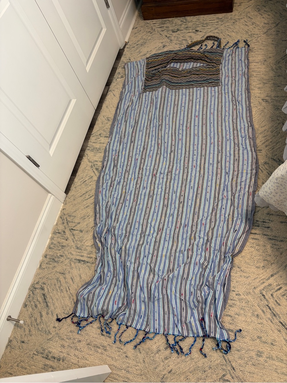 Boho Turkish towel bag